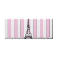 Pink Paris Eiffel Tower Stripes France Cosmetic Storage Cases