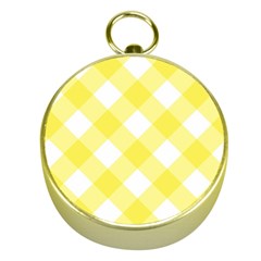 Plaid Chevron Yellow White Wave Gold Compasses by Mariart