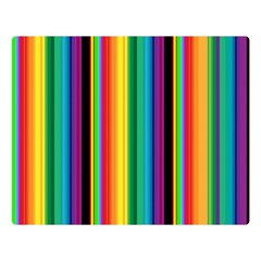 Multi Colored Colorful Bright Stripes Wallpaper Pattern Background Double Sided Flano Blanket (large)  by Nexatart