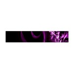 Purple Flower Floral Flano Scarf (Mini) Front