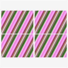 Pink And Green Abstract Pattern Background Belt Buckles by Nexatart