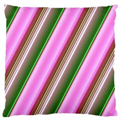 Pink And Green Abstract Pattern Background Large Cushion Case (one Side) by Nexatart