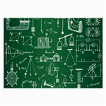 Scientific Formulas Board Green Large Glasses Cloth (2-Side) Back