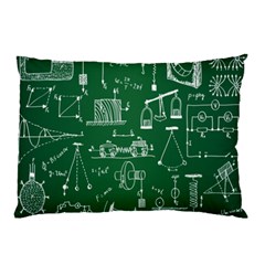 Scientific Formulas Board Green Pillow Case