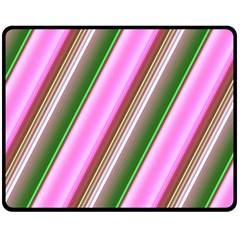 Pink And Green Abstract Pattern Background Double Sided Fleece Blanket (medium) 