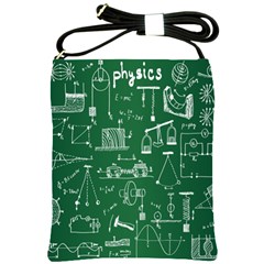 Scientific Formulas Board Green Shoulder Sling Bags