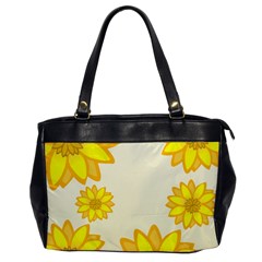 Sunflowers Flower Floral Yellow Office Handbags
