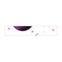 Space Transparent Purple Moon Star Flano Scarf (mini) by Mariart