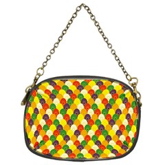 Flower Floral Sunflower Color Rainbow Yellow Purple Red Green Chain Purses (two Sides)  by Mariart