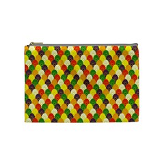 Flower Floral Sunflower Color Rainbow Yellow Purple Red Green Cosmetic Bag (medium)  by Mariart