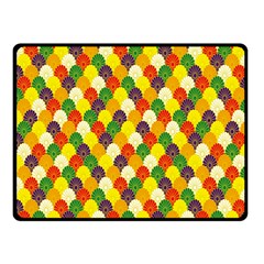 Flower Floral Sunflower Color Rainbow Yellow Purple Red Green Fleece Blanket (small) by Mariart