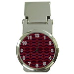 Repeated Tapestry Pattern Abstract Repetition Money Clip Watches Front