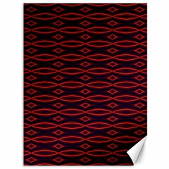 Repeated Tapestry Pattern Abstract Repetition Canvas 36  X 48   by Nexatart