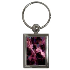 Grunge Purple Abstract Texture Key Chains (rectangle)  by Nexatart