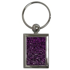 Purple Denim Background Pattern Key Chains (rectangle)  by Nexatart