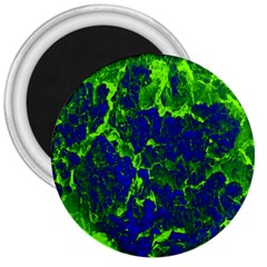 Abstract Green And Blue Background 3  Magnets