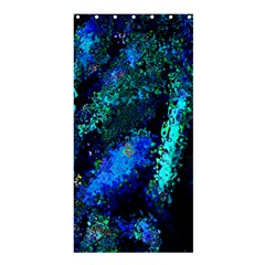 Underwater Abstract Seamless Pattern Of Blues And Elongated Shapes Shower Curtain 36  X 72  (stall) 