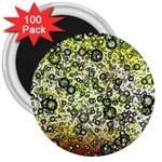 Chaos Background Other Abstract And Chaotic Patterns 3  Magnets (100 pack) Front