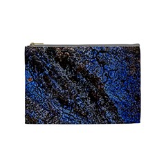 Cracked Mud And Sand Abstract Cosmetic Bag (medium)  by Nexatart