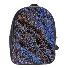 Cracked Mud And Sand Abstract School Bags (xl)  by Nexatart