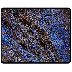 Cracked Mud And Sand Abstract Double Sided Fleece Blanket (medium) 
