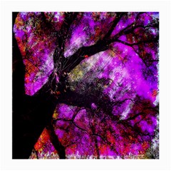 Pink Abstract Tree Medium Glasses Cloth (2-side) by Nexatart