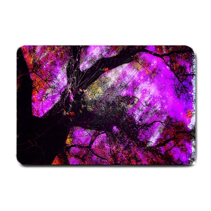 Pink Abstract Tree Small Doormat 