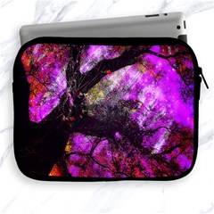 Pink Abstract Tree Apple Ipad 2/3/4 Zipper Cases by Nexatart