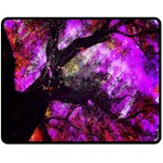 Pink Abstract Tree Double Sided Fleece Blanket (Medium)  58.8 x47.4  Blanket Back