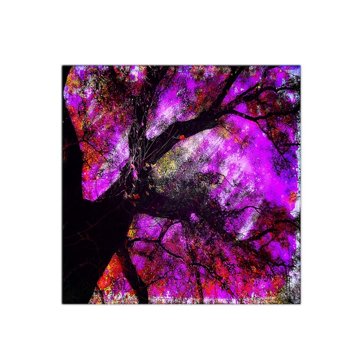 Pink Abstract Tree Satin Bandana Scarf