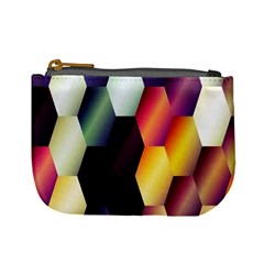 Colorful Hexagon Pattern Mini Coin Purses by Nexatart