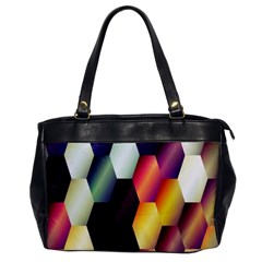 Colorful Hexagon Pattern Office Handbags by Nexatart