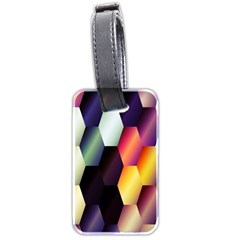 Colorful Hexagon Pattern Luggage Tags (two Sides) by Nexatart