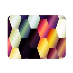 Colorful Hexagon Pattern Double Sided Flano Blanket (mini)  by Nexatart