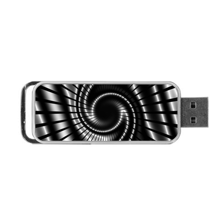 Abstract Background Resembling To Metal Grid Portable USB Flash (Two Sides)
