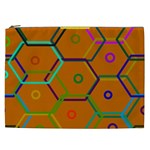 Color Bee Hive Color Bee Hive Pattern Cosmetic Bag (XXL)  Front