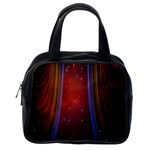 Bright Background With Stars And Air Curtains Classic Handbags (One Side) Front