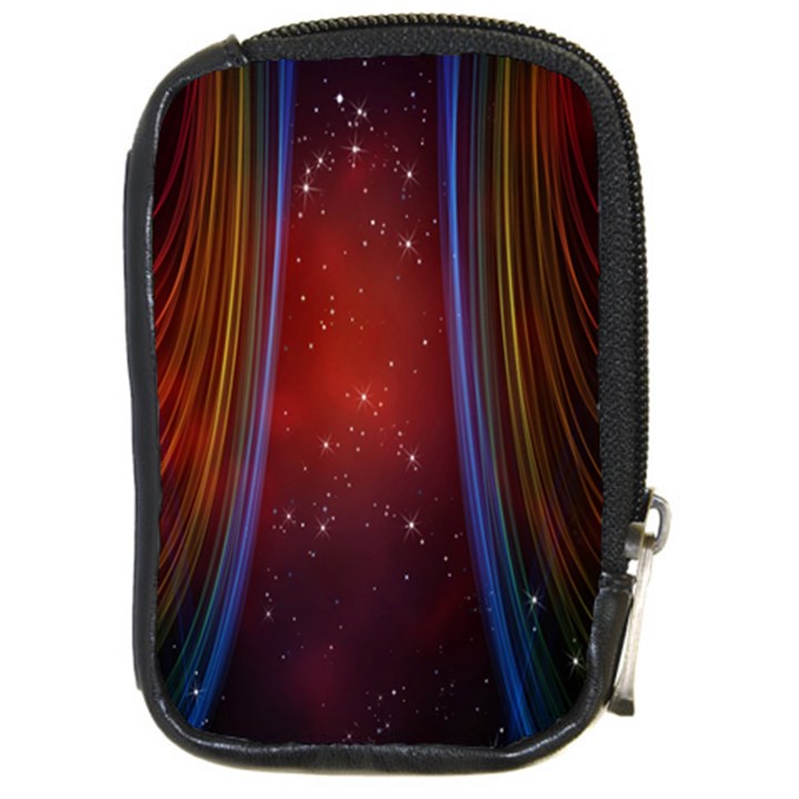 Bright Background With Stars And Air Curtains Compact Camera Cases