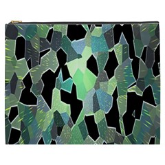 Wallpaper Background With Lighted Pattern Cosmetic Bag (xxxl)  by Nexatart