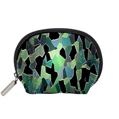 Wallpaper Background With Lighted Pattern Accessory Pouches (small)  by Nexatart