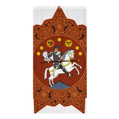 Coat Of Arms Of The Democratic Republic Of Georgia (1918-1921, 1990-2004) Shower Curtain 36  X 72  (stall)  by abbeyz71