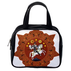 Coat Of Arms Of Republic Of Georgia (1918-1921, 1990-2004) Classic Handbags (one Side) by abbeyz71