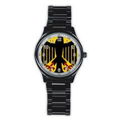 Coat of Arms of Germany Stainless Steel Round Watch