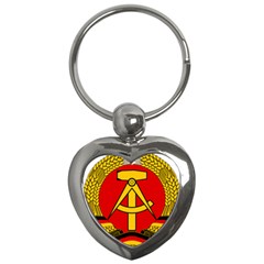 National Emblem Of East Germany  Key Chains (heart)  by abbeyz71