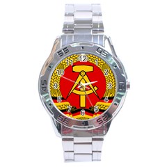 National Emblem Of East Germany  Stainless Steel Analogue Watch by abbeyz71