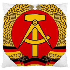 National Emblem Of East Germany  Large Cushion Case (two Sides) by abbeyz71