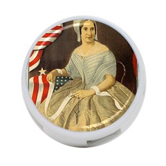 Betsy Ross Author Of The First American Flag And Seal Patriotic Usa Vintage Portrait 4-port Usb Hub (two Sides)  by yoursparklingshop