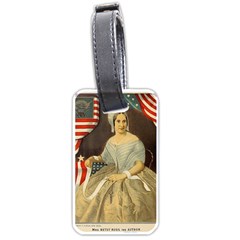 Betsy Ross Author Of The First American Flag And Seal Patriotic Usa Vintage Portrait Luggage Tags (one Side)  by yoursparklingshop