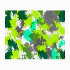 Abstract Watercolor Background Wallpaper Of Watercolor Splashes Green Hues Small Glasses Cloth by Nexatart