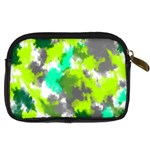 Abstract Watercolor Background Wallpaper Of Watercolor Splashes Green Hues Digital Camera Cases Back